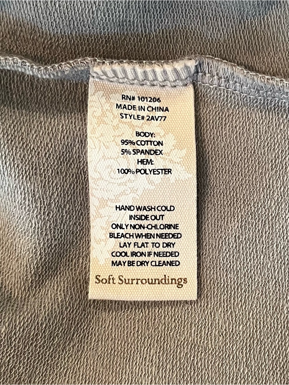 Soft Surroundings Chloe Jacket Gray Ruffle Open Front Cascading Blazer Medium - Picture 6 of 6